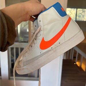 Nike White High-Top Sneakers